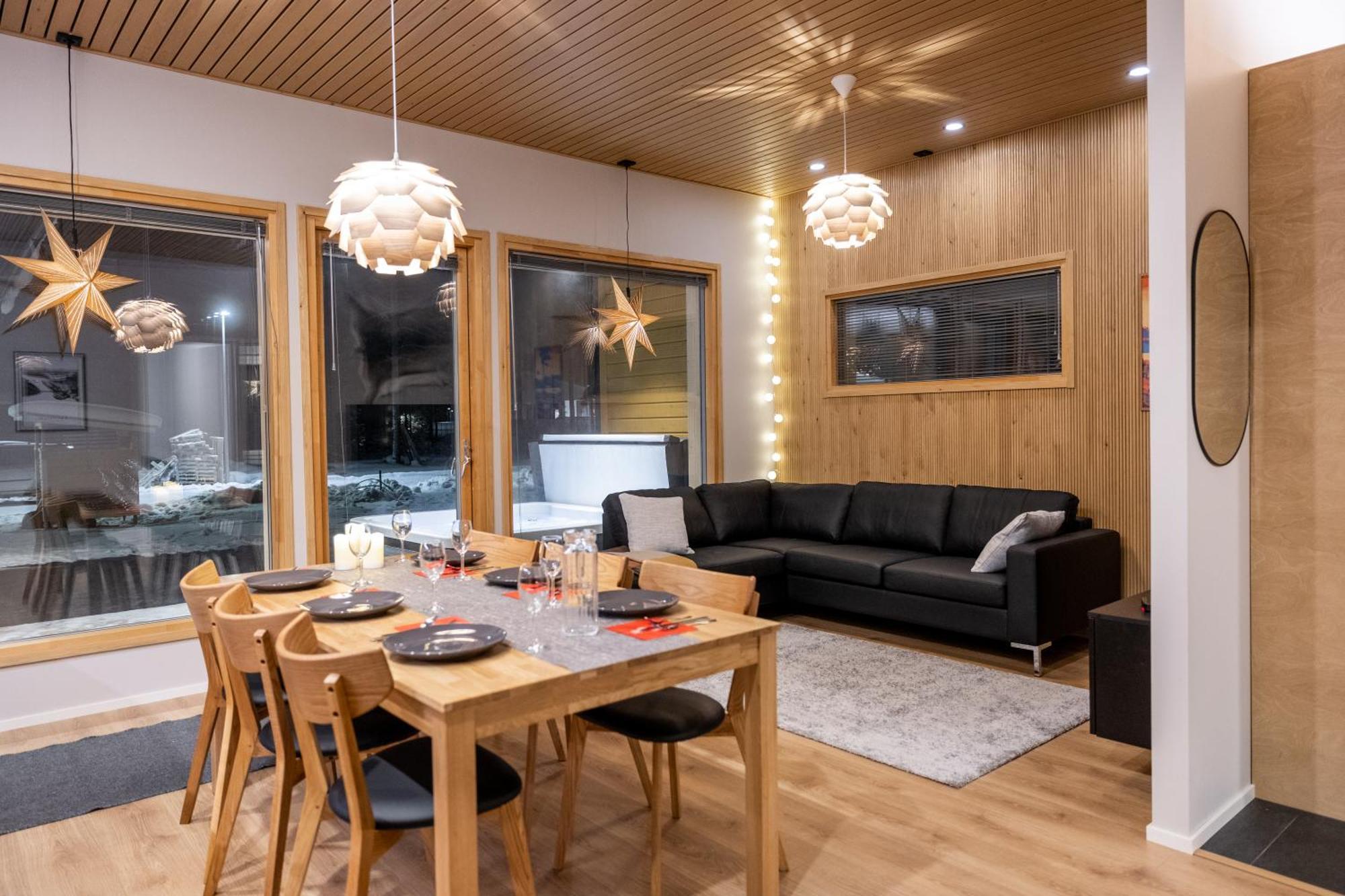 Premium Lapland Villa With Jaguzzi Рованиеми Екстериор снимка